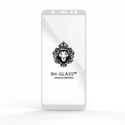 Захисне скло Glass 9H Samsung A6 Plus (A605) White
