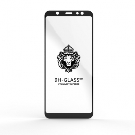 Захисне скло Glass 9H Samsung A6 Plus (A605) Black