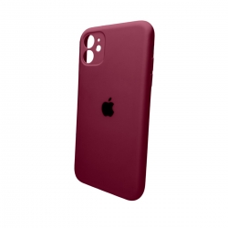 Чохол для смартфона Silicone Full Case AA Camera Protect for Apple iPhone 11 Pro кругл 47,Plum