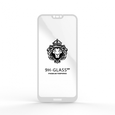 Защитное стекло Glass 9H Huawei P20 Lite (Nova 3E) White