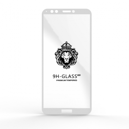 Защитное стекло Glass 9H Honor 7C/Y7 Prime 2018 (Enjoy 8) White