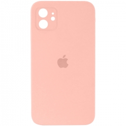 Чохол для смартфона Silicone Full Case AA Camera Protect for Apple iPhone 12 37,Grapefruit