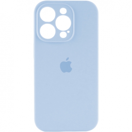 Чохол для смартфона Silicone Full Case AA Camera Protect for Apple iPhone 15 Pro Max 27,Mist Blue