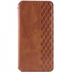 Чохол-книжка для смартфона Rubic Leather for Xiaomi Redmi 13 4G Brown