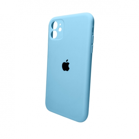 Чохол для смартфона Silicone Full Case AA Camera Protect for Apple iPhone 11 Pro Max кругл 44,Light Blue