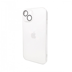 Чохол для смартфона AG Glass Matt Frame Color Logo for Apple iPhone 14 Pearly White