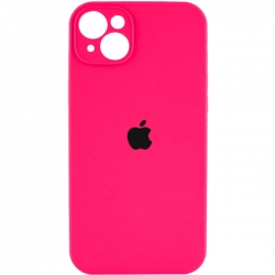 Чохол для смартфона Silicone Full Case AA Camera Protect for Apple iPhone 14 23,Shiny Pink