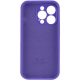 Чохол для смартфона Silicone Full Case AA Camera Protect for Apple iPhone 15 Pro Max 22,Dark Purple