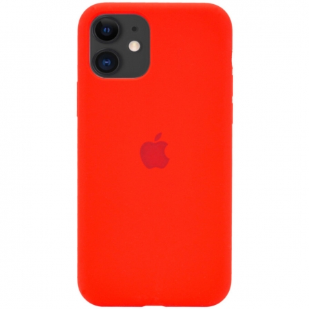 Чохол для смартфона Silicone Full Case AA Open Cam for Apple iPhone 11 кругл 11,Red