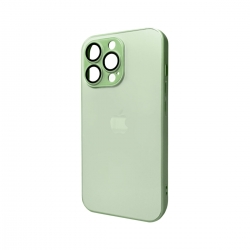 Чохол для смартфона AG Glass Matt Frame Color Logo for Apple iPhone 12 Pro Light Green