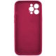 Чохол для смартфона Silicone Full Case AA Camera Protect for Apple iPhone 12 Pro Max 35,Maroon