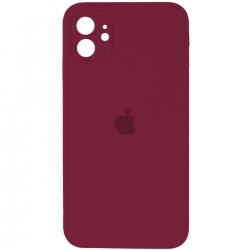 Чохол для смартфона Silicone Full Case AA Camera Protect for Apple iPhone 11 47,Plum