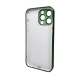 Чохол для смартфона AG Glass Sapphire Frame MagSafe Logo for Apple iPhone 14 Pro Max Cangling Green