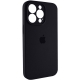 Чохол для смартфона Silicone Full Case AA Camera Protect for Apple iPhone 15 Pro Max 14,Black