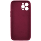 Чохол для смартфона Silicone Full Case AA Camera Protect for Apple iPhone 12 Pro Max 47,Plum