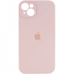 Чохол для смартфона Silicone Full Case AA Camera Protect for Apple iPhone 14 15,Pink Sand