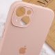 Чохол для смартфона Silicone Full Case AA Camera Protect for Apple iPhone 14 15,Pink Sand