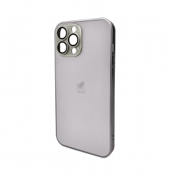 Чохол для смартфона AG Glass Matt Frame Color Logo for Apple iPhone 12 Pro Max Titanium Grey