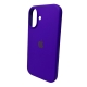 Чохол для смартфона Silicone Full Case AA Open Cam for Apple iPhone 16 22,Dark Purple