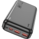 Зовнішній акумулятор (павербанк) Hoco J101A Astute 20000mAh 22.5W Black