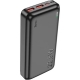 Зовнішній акумулятор (павербанк) Hoco J101A Astute 20000mAh 22.5W Black