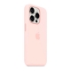 Чохол для смартфона Silicone Full Case AAA MagSafe IC for iPhone 15 Pro Max Pink