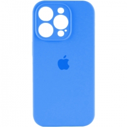 Чохол для смартфона Silicone Full Case AA Camera Protect for Apple iPhone 16 Pro Max 38,Surf Blue