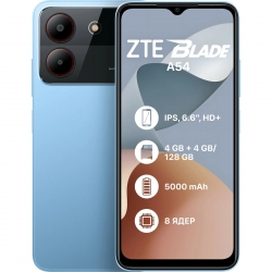 Смартфон ZTE Blade A54 4/128GB Blue