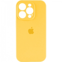 Чохол для смартфона Silicone Full Case AA Camera Protect for Apple iPhone 14 Pro Max 56,Sunny Yellow