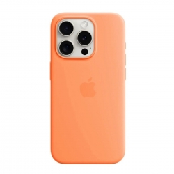 Чохол для смартфона Silicone Full Case AAA MagSafe IC for iPhone 15 Orange