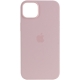 Чохол для смартфона Silicone Full Case AAA MagSafe IC for iPhone 14 Pro Chalk Pink