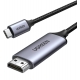 Кабель UGREEN MM142 USB-C to HDMI Male to Male Cable Aluminum Shell 1.5m (Gray Black)(UGR-50570)