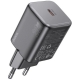 Мережевий зарядний пристрій HOCO N40 Mighty single port PD20W charger Black