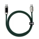 Кабель Baseus Display Fast Charging Data Cable Type-C to Type-C 100W 1m Green