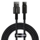 Кабель Baseus Tungsten Gold Fast Charging Data Cable USB to Type-C 100W 1m Black