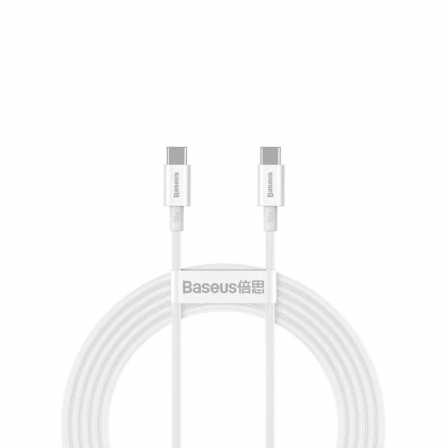 Кабель Baseus Superior Series Fast Charging Data Cable Type-C to Type-C 100W 1m White