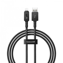 Кабель Baseus Unbreakable Series Fast Charging Data Cable USB to iP 2.4A 1m Cluster Black