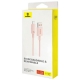 Кабель Baseus Habitat Series Fast Charging Cable USB to Type-C 100W 1m Wheat Pink