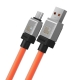 Кабель Baseus CoolPlay Series Fast Charging Cable USB to Type-C 100W 2m Orange