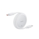 Кабель Baseus Free2Pull Mini Charging Cable USB-C to USB-C 60W 1m Moon White