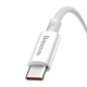 Кабель Baseus Superior Series Fast Charging Data Cable USB to Type-C 100W 1m Moon White