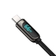 Кабель Baseus Display Fast Charging Data Cable USB to Type-C 66W 1m Black