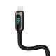 Кабель Baseus Display Fast Charging Data Cable USB to Type-C 66W 1m Black