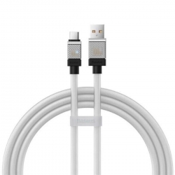 Кабель Baseus CoolPlay Series Fast Charging Cable USB to Type-C 100W 2m White