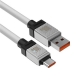 Кабель Baseus CoolPlay Series Fast Charging Cable USB to Type-C 100W 2m White