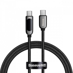 Кабель Baseus Display Fast Charging Data Cable Type-C to Type-C 100W 1m Black