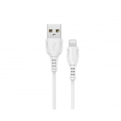 Кабель BOROFONE BX51 USB to iP 2.4A,1m, PVC, PVC connectors, White