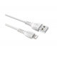 Кабель BOROFONE BX51 USB to iP 2.4A,1m, PVC, PVC connectors, White