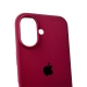 Чохол для смартфона Silicone Full Case AA Open Cam for Apple iPhone 16 47,Plum