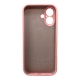 Чохол для смартфона Silicone Full Case AA Camera Protect for Apple iPhone 16 41,Pink